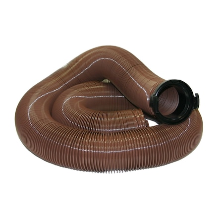 Valterra EZ FLUSH STD. DRAIN HOSE, 20FT, WITH T1024, BRONZE, BAGGED D04-0083